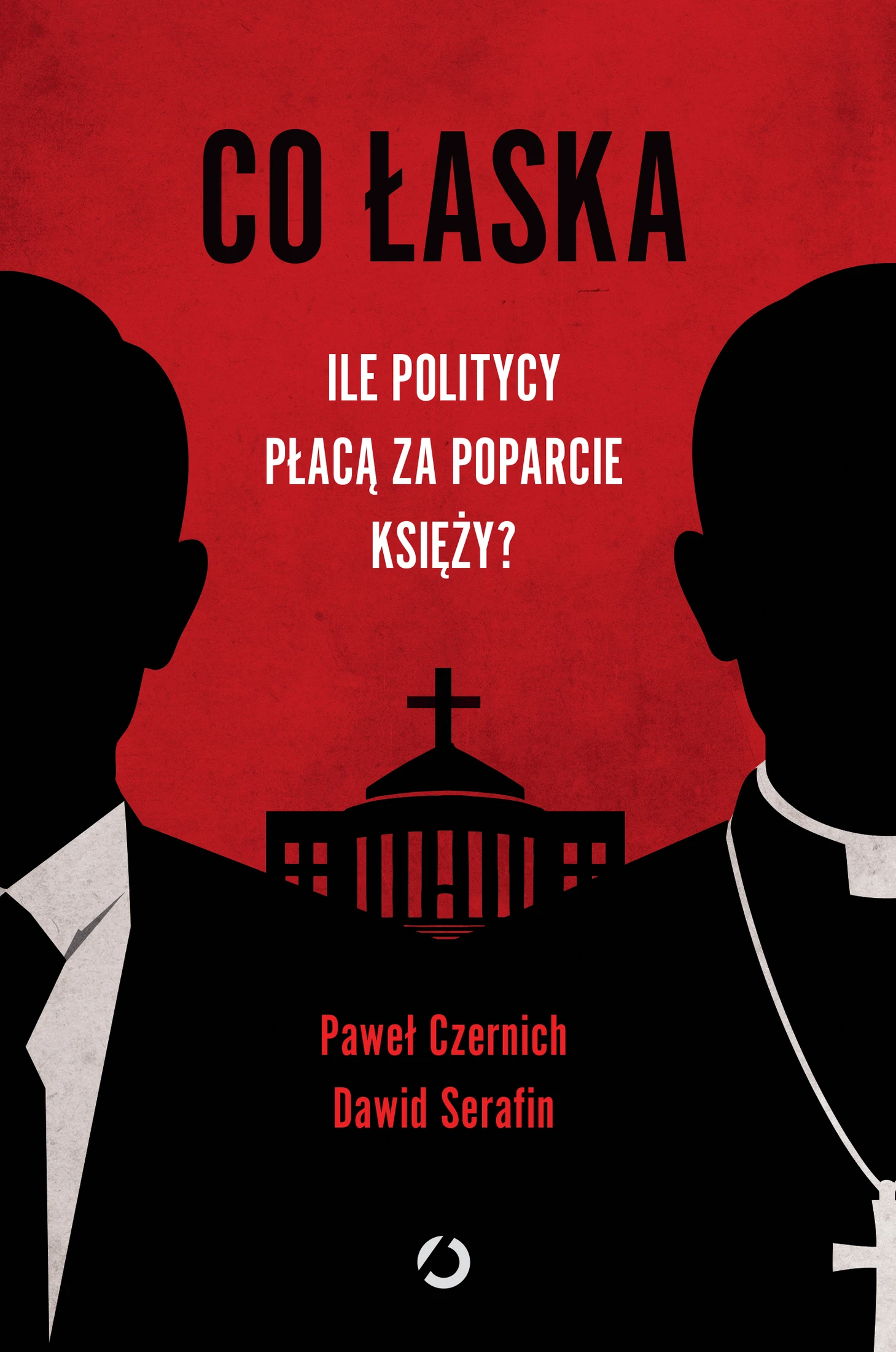Projekt okładki reportażu „Co łaska" Pawła Czernicha i Dawida Serafina, Wydawnictwo Otwarte.