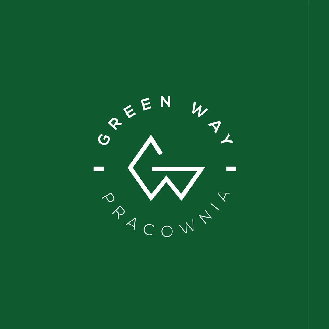 Projekt logo i identyfikacji wizualnej marki Green Way o naturalnym, ekologicznym charakterze.