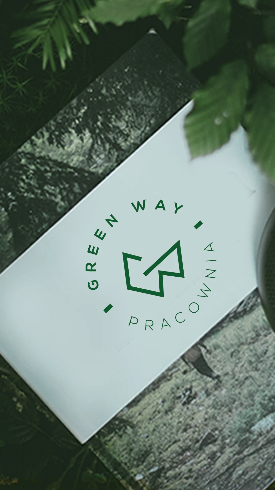 Green Way — logo / identyfikacja, identyfikacja wizualna, projekt Małgorzata Drabina (1)