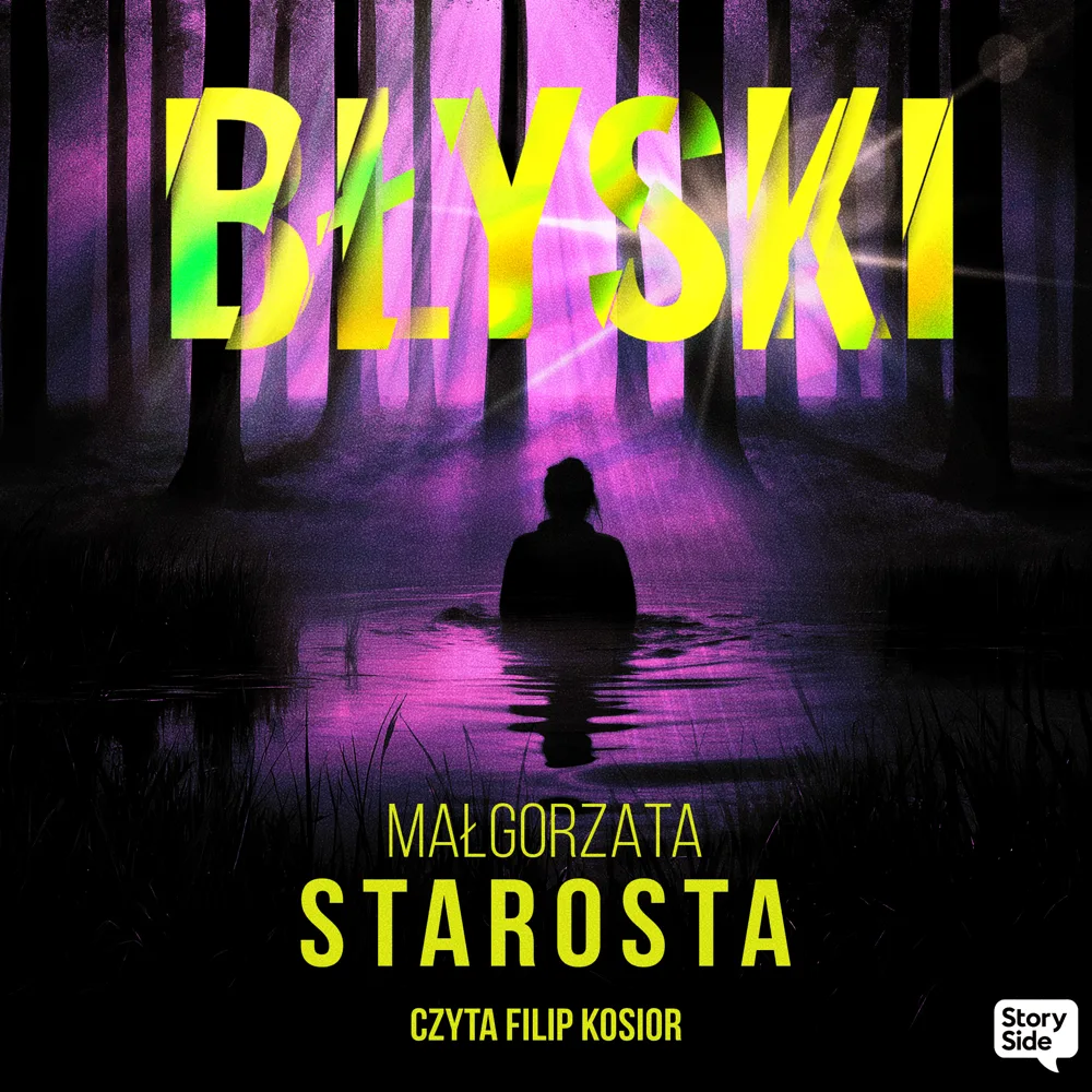 Projekt okładki audiobooka „Błyski".