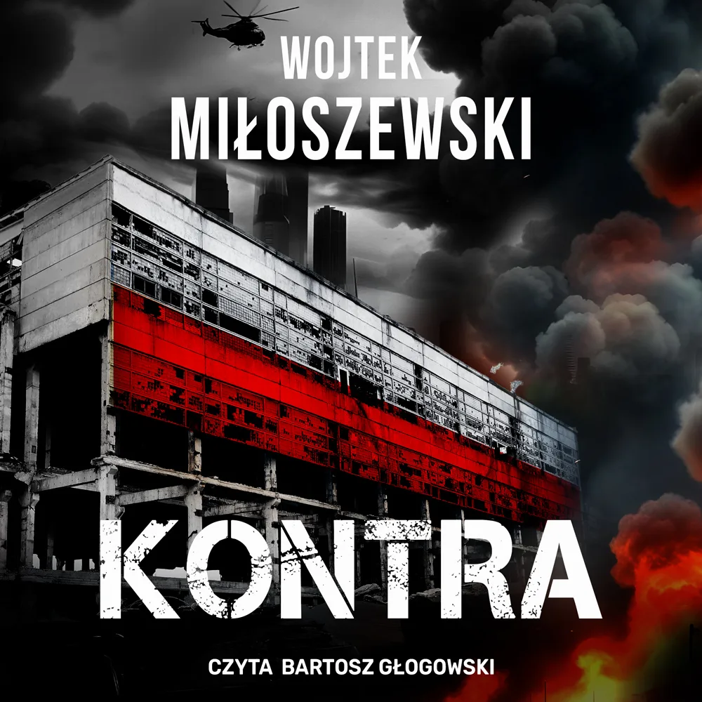 Projekt okładki audiobooka „Kontra".