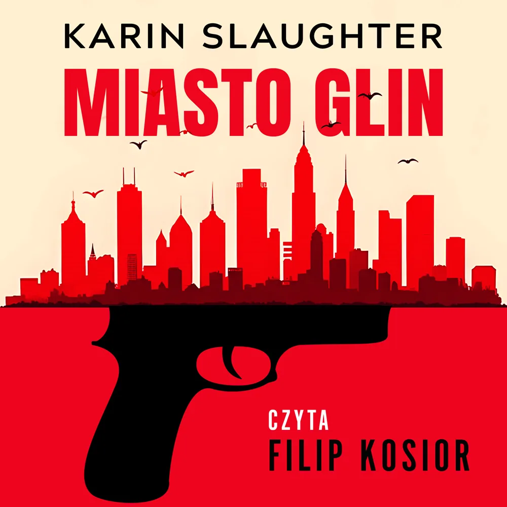 Projekt okładki audiobooka „Miasto glin".