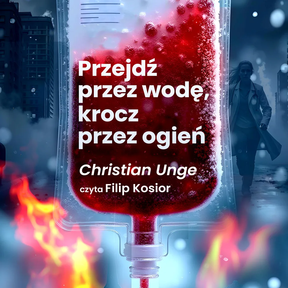 Projekt okładki audiobooka „Przejdź przez wodę".