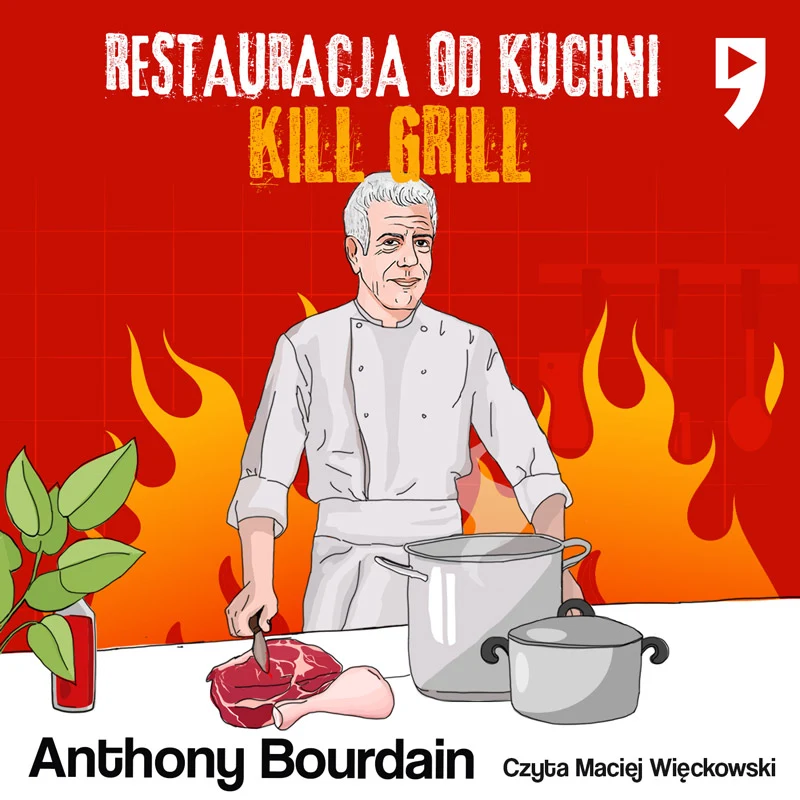 Projekt okładki audiobooka „Restauracja od kuchni".