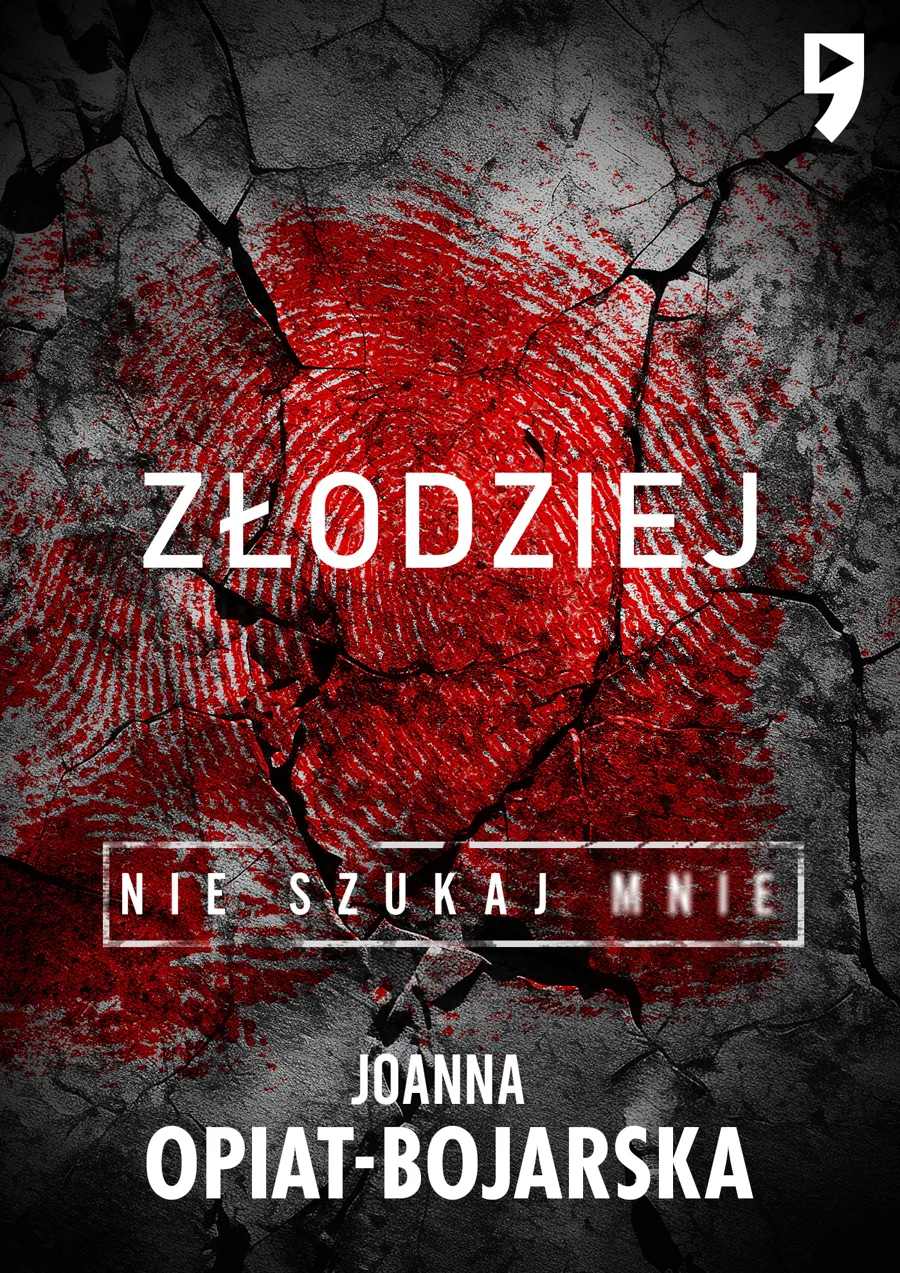 Projekt okładki „Złodziej".