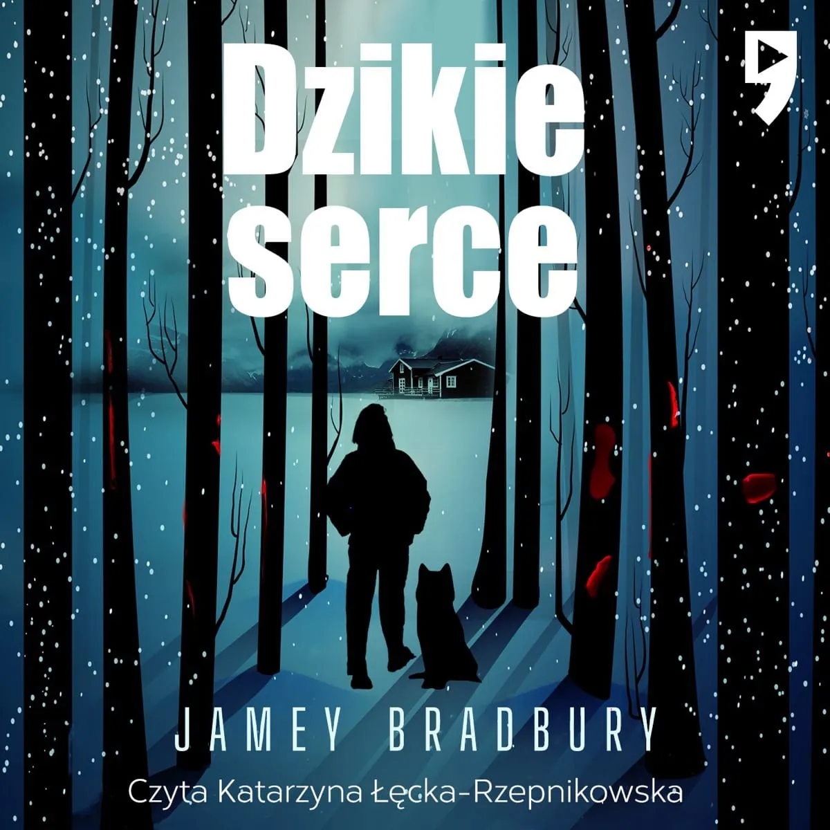 Okładka audiobooka „Dzikie serce" Jasona Bradbury’ego.