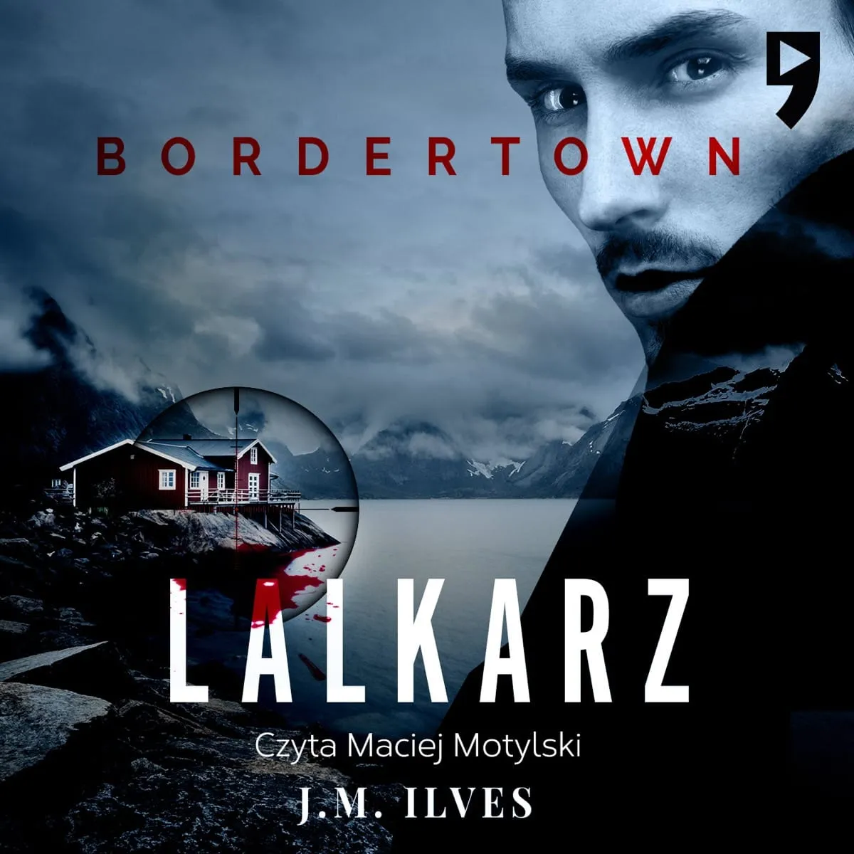 Okładka audiobooka „Lalkarz" J.M. Ilvesa.