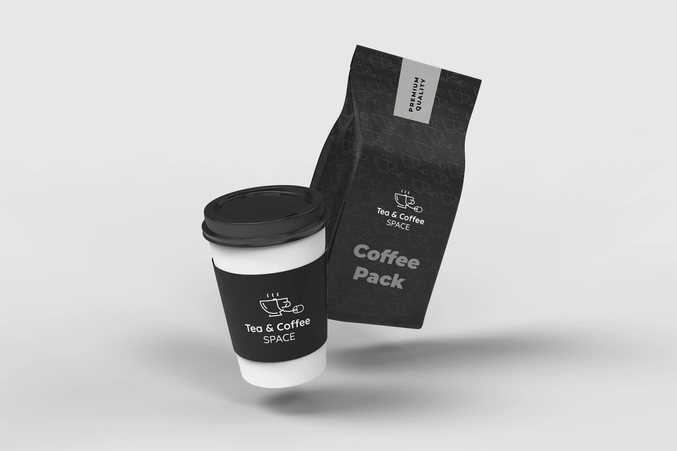 Tea & Coffee Space — logo / identyfikacja, identyfikacja wizualna, projekt Małgorzata Drabina (5)